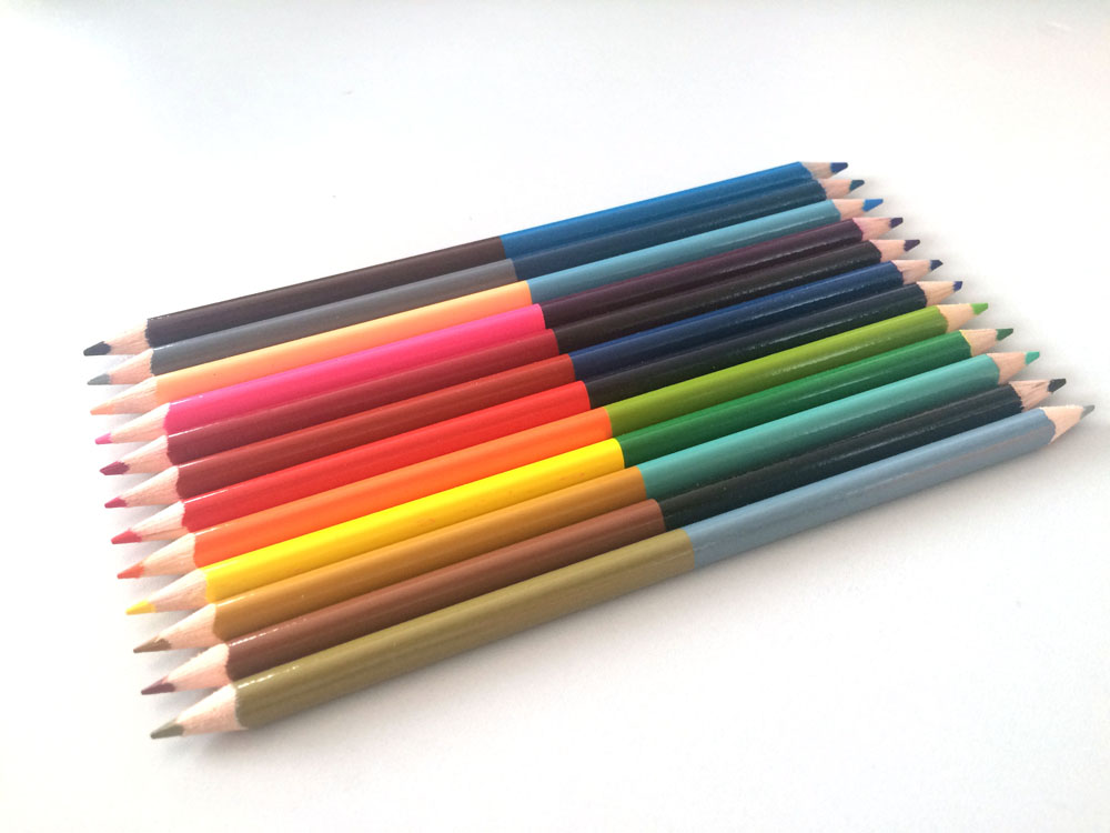 bi-color pencil